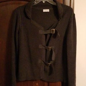 Charcoal cardigan Wrap London size 10